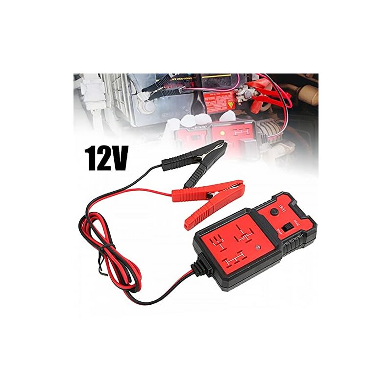 12V Automotive Electronic Relay Tester With Clips - Electronic Relay Tester For Car Repair V1188-MS-227-2181