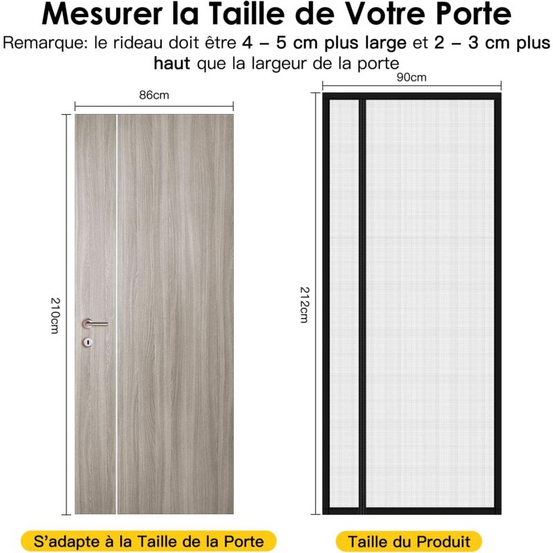 Magnetic Mosquito Net For Doors, Windows, Sliding Doors, Swing Doors, ROlling Doors, Caravans, Balconies, V1188-MS-227-2188