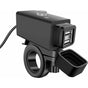 Waterproof Motorcycle Usb Charger With Switch 5V Dual Ports V1188-MS-227-2193