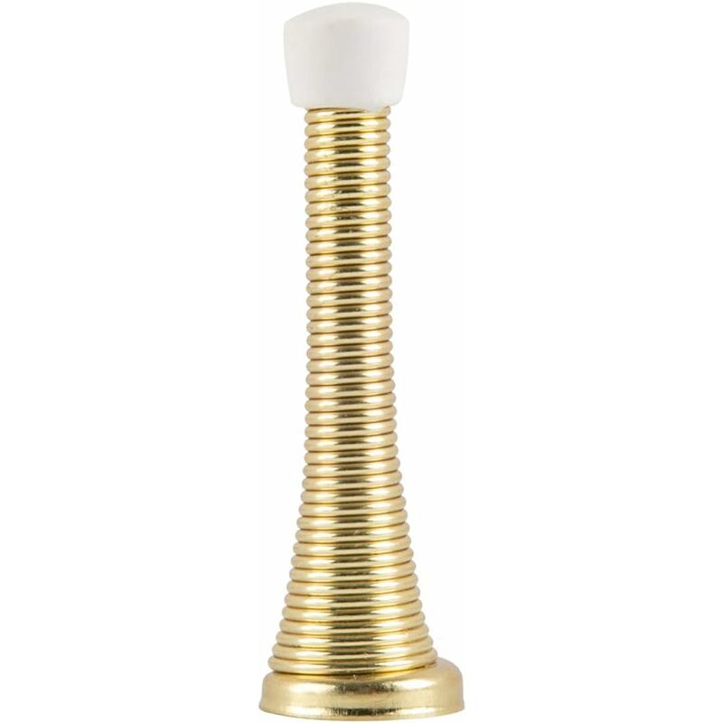 12 Pack Spring Door Stops - Polished Brass V1188-MS-227-2198
