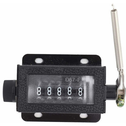 Digit Counter, Digit Display, D67-F 5 Digit Mechanical Reset Manual Stroke Tally Counter V1188-MS-227-2200