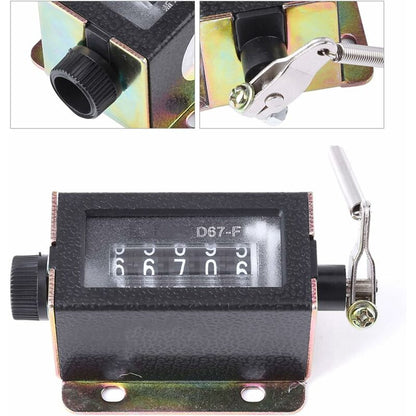 Digit Counter, Digit Display, D67-F 5 Digit Mechanical Reset Manual Stroke Tally Counter V1188-MS-227-2200