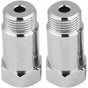 Oxygen Sensor 2 pcs 45Mm M18 1.5 Check Engine Light Eliminator O2 Adapter+Oxygen Sensor Adapter O2 V1188-MS-227-2208