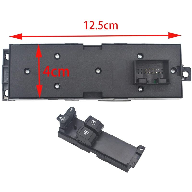 Window Regulator Control Switch Window Button 1J3959857 For Golf 4 Leon Fabia Octavia V1188-MS-227-2220