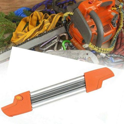 2 In 1 Easy File Chainsaw Chain Sharpener 3/8"/4.0Mm, Chainsaw Pitch Fast Teeth Sharpening Set With Handles, V1188-MS-227-2226