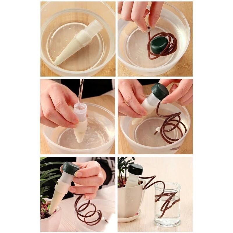 Automatic Drip Irrigation System With Self Ceramic Probes Indoor Plant Spikes For Watering Bonsai, Plants, V1188-MS-227-2230