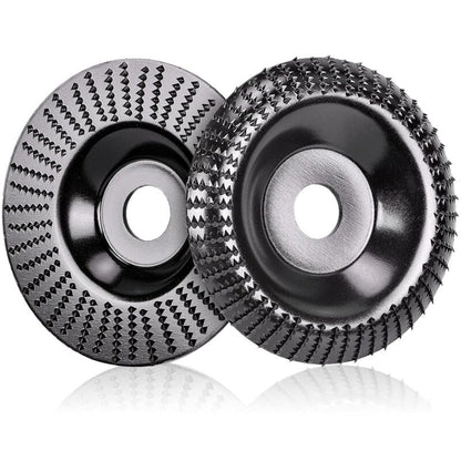 2 Pieces Wood Discs For Angle Grinder 125 Mm X 22.2 Mm, Fast Cutting Wood Grinder And Sanding Discs For Angle V1188-MS-227-2234