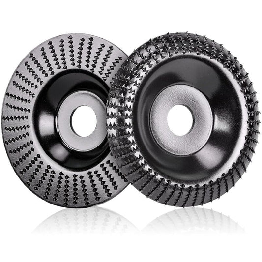2 Pieces Wood Discs For Angle Grinder 125 Mm X 22.2 Mm, Fast Cutting Wood Grinder And Sanding Discs For Angle V1188-MS-227-2234