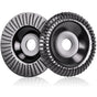 2 Pieces Wood Discs For Angle Grinder 125 Mm X 22.2 Mm, Fast Cutting Wood Grinder And Sanding Discs For Angle V1188-MS-227-2234