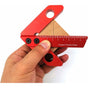 Woodworking Measuring Tool, Line Gauge Center, 45/90 Degree Right Angle Line Gauge Carpenter Ruler V1188-MS-227-2238
