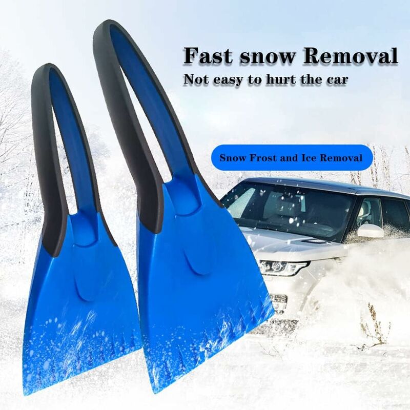 2 Pieces Frost Scraper Windshield, Strong And Durable Ice Scraper, Snow Scrapers For Car, With Non-Slip V1188-MS-227-2245