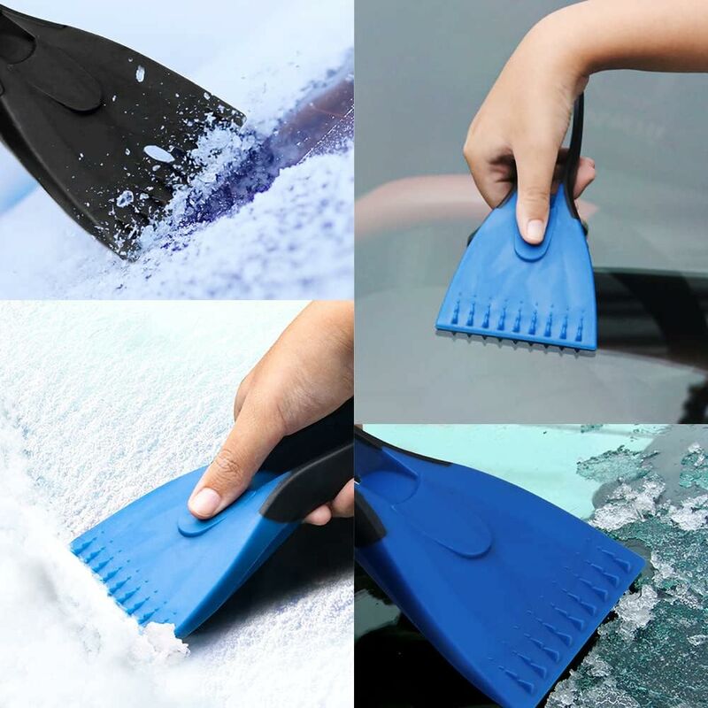 2 Pieces Frost Scraper Windshield, Strong And Durable Ice Scraper, Snow Scrapers For Car, With Non-Slip V1188-MS-227-2245