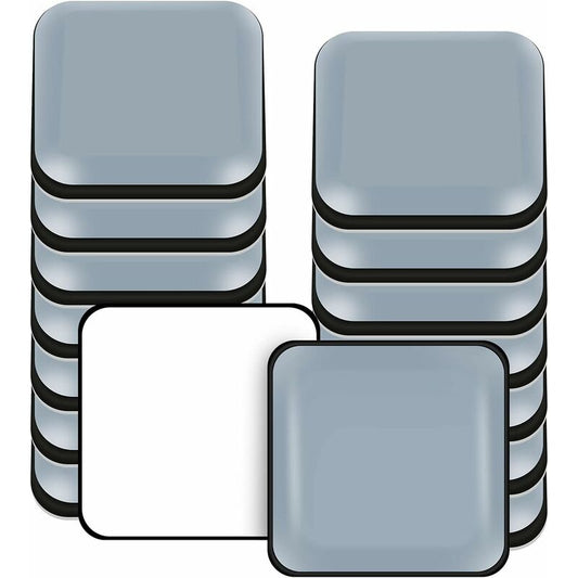 Furniture Sliders, 16 Pieces Ptfe Teflon Square Self-Adhesive Furniture Sliders Suitable For Smooth Floors V1188-MS-227-2247
