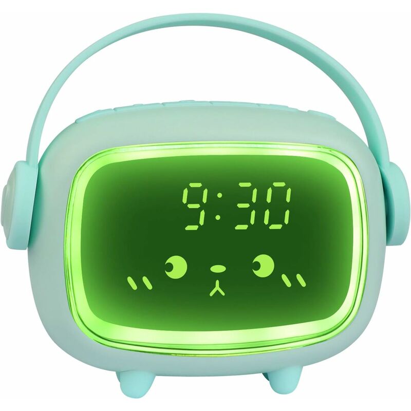 Kids Digital Alarm Clock For Girls Boys, Angel Digital Alarm Clock With Lights And Snooze Function (Green) V1188-MS-227-2248
