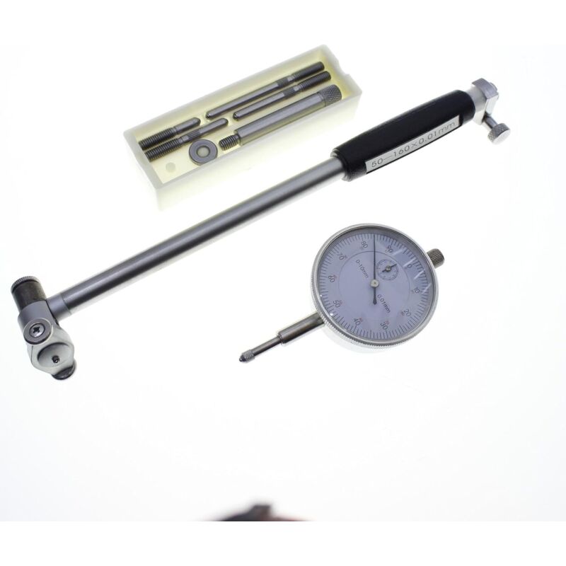 Bore Gauges, 50-160Mm Metric 0.01Mm Accuracy Dial Bore Diameter Indicator Engine Cylinder Internal Hole V1188-MS-227-2252