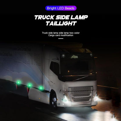 Trailer Lights, Side Marker Lights Rectangular Clearance, Dustproof Accessory For Night Safety, Pickup Truck V1188-MS-227-2264