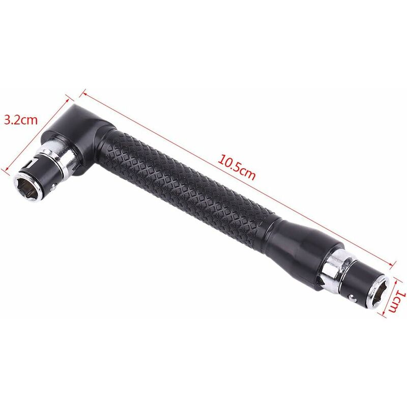 10 pcs Screwdriver L-Shaped Extension Handle Double Head Hex Socket Screwdriver Torx Slotted Screwdriver Kit V1188-MS-227-2267