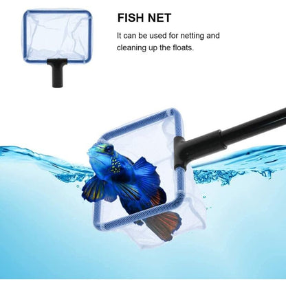 Aquarium Cleaning Kit - 5 In 1 Algae Scraper And Aquarium Gravel Cleaner - Hand Siphon Pump To Drain And V1188-MS-227-2286