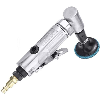 Air Die Grinder, 90 degrees Bend Angle Grinder - 1/4" Air Inlet - With 2" Sanding Disc - Pneumatic Sander V1188-MS-227-2297