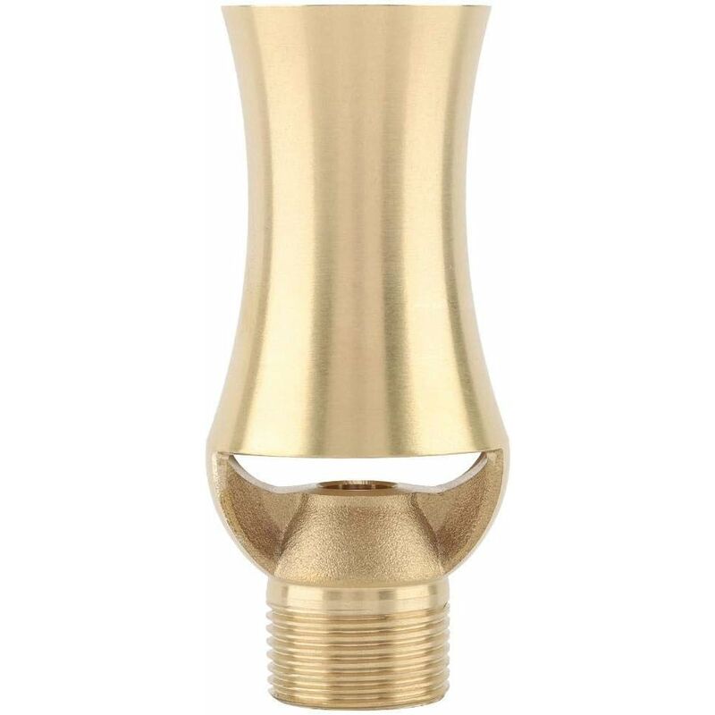 Brass Ice Tower Pond Waterfall Cedar Water Fountain Spray Nozzle Head Adjustable Cedar Shape Basin Flow V1188-MS-227-2298