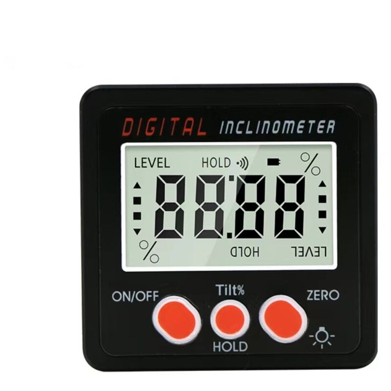 Digital Inclinometer Protractor 4 90 degrees Level Box Angle Finder Backlight Bevel Gauge Magnetic Base Gauge V1188-MS-227-2312