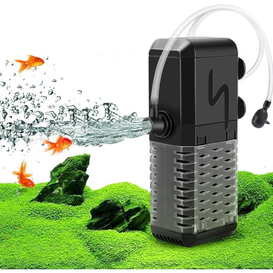 Adjustable Aquarium Filter 600L/H Aquarium Pump, Ultra-Quiet Internal Aquarium Filter Suitable For Aquariums V1188-MS-227-2316