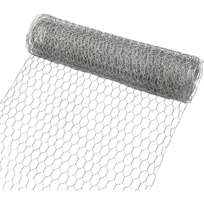 Galvanized Hexagonal Chicken Wire 400Mm X 5M For Craft Projects, Gardening, Home Decor V1188-MS-227-2317