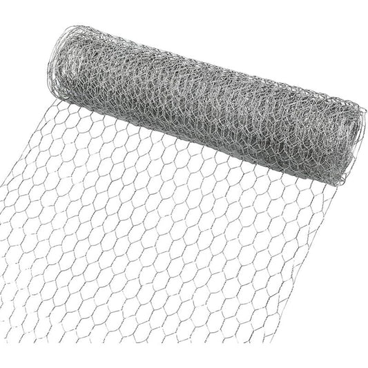 Galvanized Hexagonal Chicken Wire 400Mm X 5M For Craft Projects, Gardening, Home Decor V1188-MS-227-2317