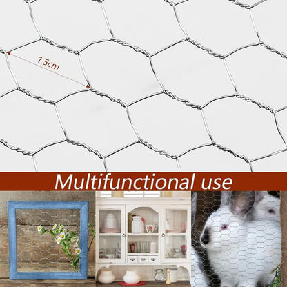Galvanized Hexagonal Chicken Wire 400Mm X 5M For Craft Projects, Gardening, Home Decor V1188-MS-227-2317