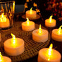 24 LED Flameless Tea Light Candles - Realistic & Bright, Battery Operated - Long Lasting For Wedding, V1188-MS-227-2322