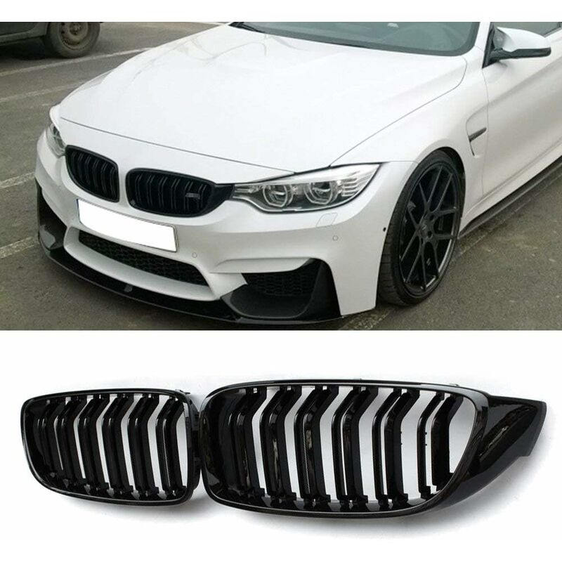 Car Front Grille Grill - Gloss Black V1188-MS-227-2325