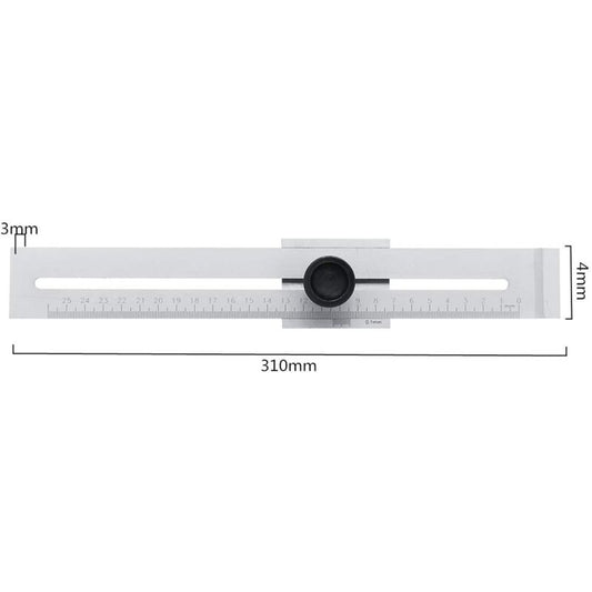 0-200Mm/0-250Mm Screw Cutting Marking Gauge For Woodworking Carbon Steel Measurement 0.1Mm Calibration Tool V1188-MS-227-2329