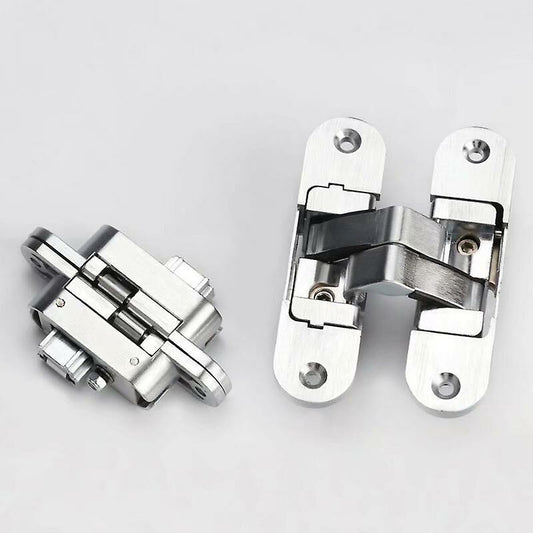 3D Invisible Hinge. Satin Stainless Steel. 2 Pieces, 2395Mm (Left + Right) V1188-MS-227-2330