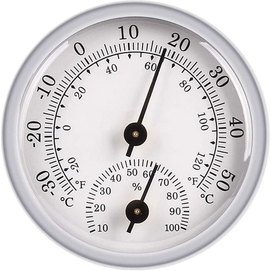 Hygrometer Thermometer, Humidity Sensor Monitor Detector Measurements, Analog Thermometer Used Indoor/Outdoor V1188-MS-227-2339