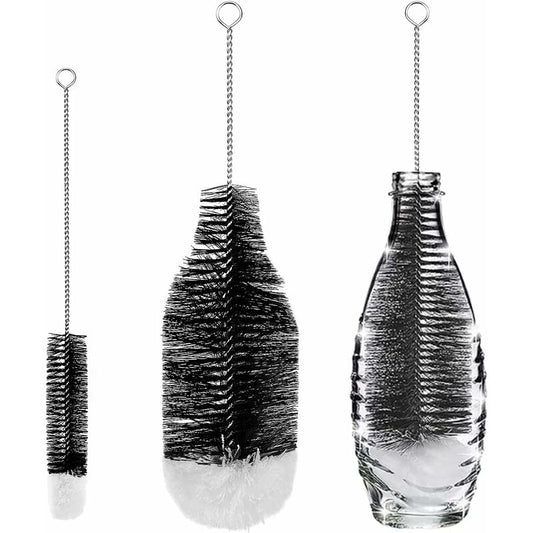 2 Pack Bottle Brush Cleaning Brushes Bottle Brush Advanced Cleaning For Glass Bottles Thermos Baby Bottles V1188-MS-227-2340