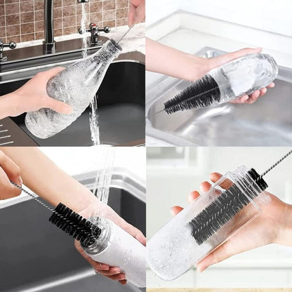 2 Pack Bottle Brush Cleaning Brushes Bottle Brush Advanced Cleaning For Glass Bottles Thermos Baby Bottles V1188-MS-227-2340