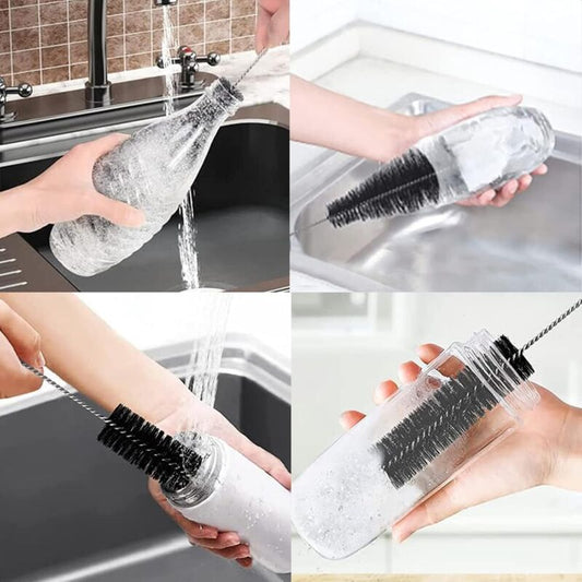 2 Pack Bottle Brush Cleaning Brushes Bottle Brush Advanced Cleaning For Glass Bottles Thermos Baby Bottles V1188-MS-227-2340