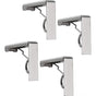 4 pcs Tablecloth Clips Set Stainless Steel Tablecloth Clips Anti-Slip Spring Loaded Tablecloth Holder V1188-MS-227-2350