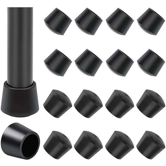 16 Pack Chair Leg Protectors, Chair Leg Caps Rubber Chair Leg Protection End Caps, Inner Diameter - 1 Inch / V1188-MS-227-2353