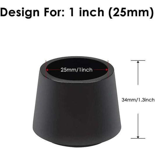 16 Pack Chair Leg Protectors, Chair Leg Caps Rubber Chair Leg Protection End Caps, Inner Diameter - 1 Inch / V1188-MS-227-2353