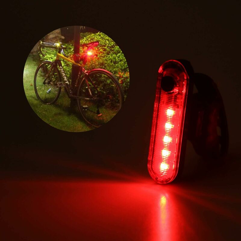 Bike Tail Lights - 2 Pack Bicycle Rear Lights, Usb Rechargeable Cob LED Waterproof Bike Rear Light, 4 V1188-MS-227-2357