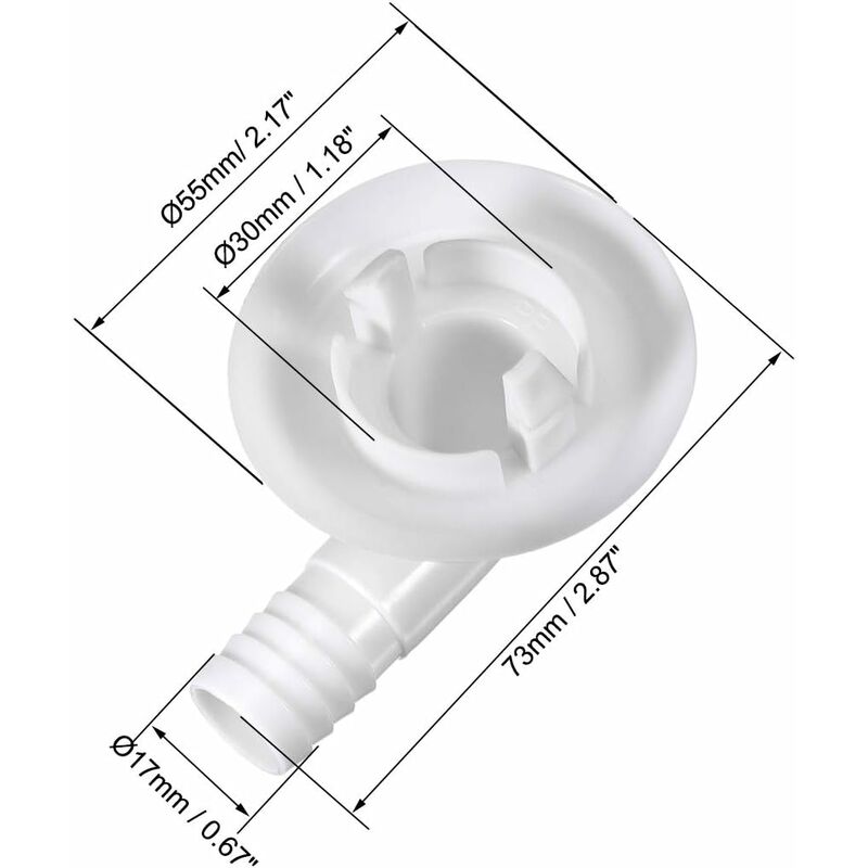 Air Conditioning Drainage Hose Connector Elbow Fitting For Mini-Split Units And Window Ac Unit Parts 30Mm 1 V1188-MS-227-2362