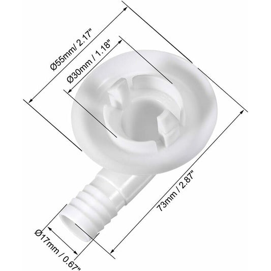 Air Conditioning Drainage Hose Connector Elbow Fitting For Mini-Split Units And Window Ac Unit Parts 30Mm 1 V1188-MS-227-2362