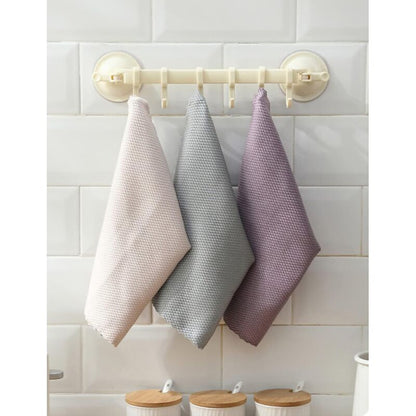 Microfiber Cleaning Cloths 10 Fish Scale Cleaning Cloth 25X25Cm, Eco-Friendly Reusable Towel For Kitchen V1188-MS-227-2365