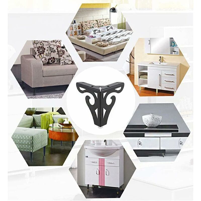 4 pcs Furniture Sofa Legs, Sofa Legs, Modern Sofa Legs, Tv Cabinet Legs, Bed Legs, For Cabinet, Sofa, Table V1188-MS-227-2366