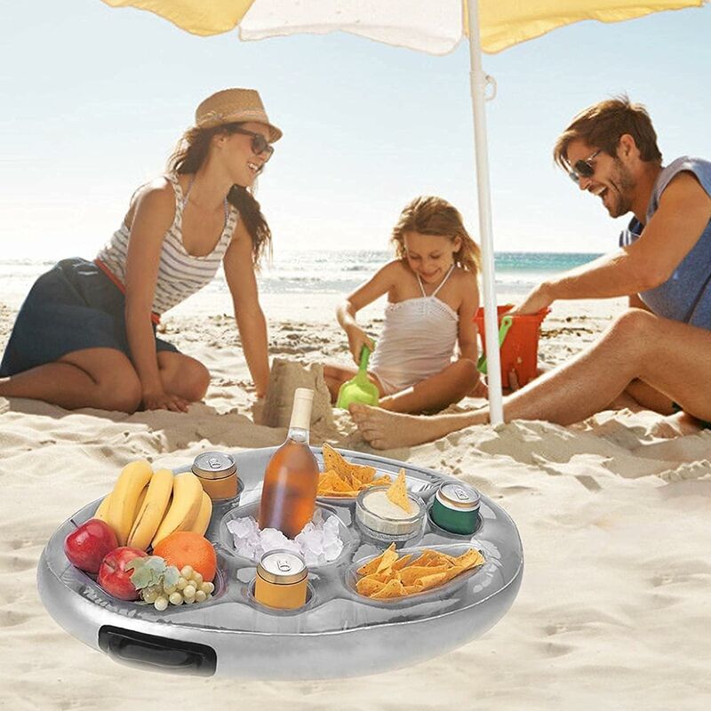 Floating Pool Cup Holder Inflatable Pool Float For Beach Inflatable Jacuzzi Mattress Pool Inflatable Glass V1188-MS-227-2376