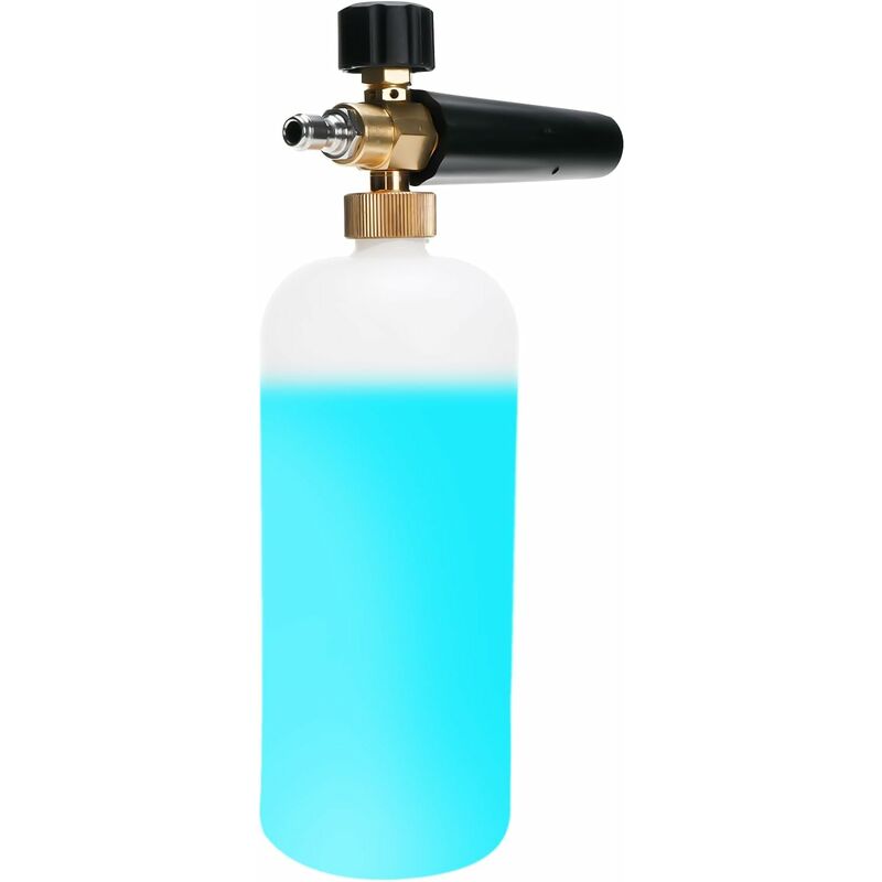 Car Foam Cannon, 1L Foam Lance For High Pressure Washer, Brass Parts, Adjustable Concentration, Adjustable V1188-MS-227-2382
