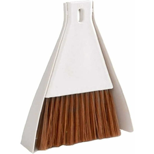 1Set Mini Dustpan Brush Sets, Cleaning Brush For Table, Desk, Countertop, Keyboard, Car, Camping (Beige) V1188-MS-227-2383