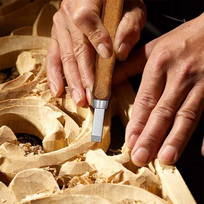 12 pcs Wood Carving Tool Kit - Professional Carving Chisels Knife Handle Carving Sculptures Expert Carpenter V1188-MS-227-2388