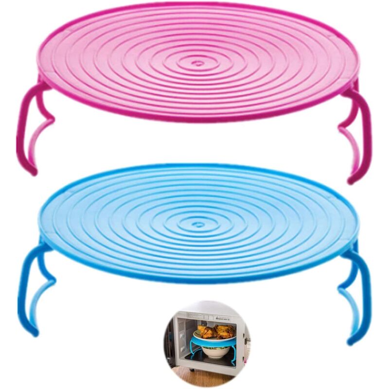 ROund Tray Steamer Rack Double Layer Steamer Rack Multifunctional Plastic Cooking Tray Holder Tray Rack V1188-MS-227-2399